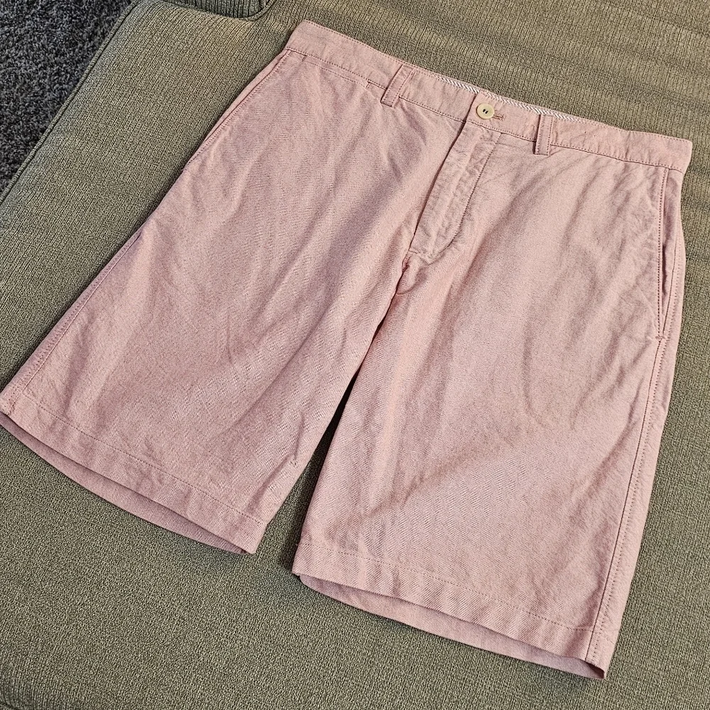 Banana Republic Original Oxford Light Pastel Pink Casual Shorts Size 32